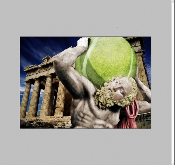 Creation of Atlas and the Tennis Ball: Step 15